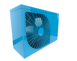AC unit isolated on background. 3d rendering - illustration png