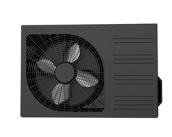 AC unit isolated on background. 3d rendering - illustration png