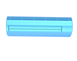 AC unit isolated on background. 3d rendering - illustration png