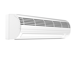 AC unit isolated on background. 3d rendering - illustration png