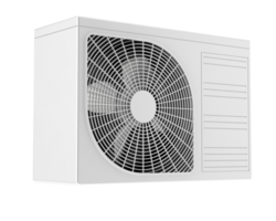 AC unit isolated on background. 3d rendering - illustration png