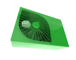 AC unit isolated on background. 3d rendering - illustration png