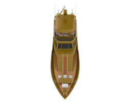 Super yacht on background. 3d rendering - illustration png