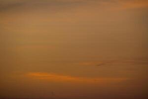 Clouds with warm light in the afternoon photo