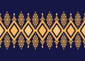seamless pattern native geometric shape fabric and carpet vector