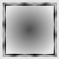 Quadrangular frame on a gray gradient background vector