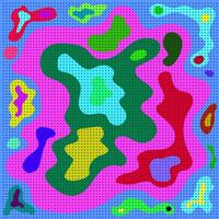 Abstract background in the form of multi-colored spots and blots vector