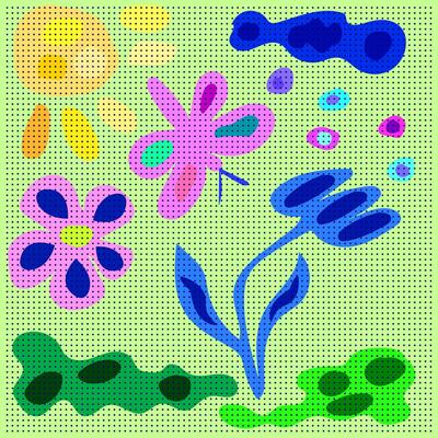 Abstract background in the form of an image of summer nature