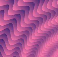 Abstract background with a pattern of pink and blue wavy lines vector