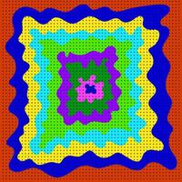 Original background in the form of quadrangular multi-colored spots and blots vector