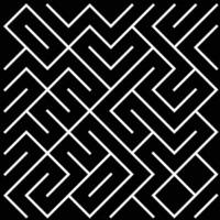 Labyrinth rectangle shape. Maze labyrinth game illustration vector