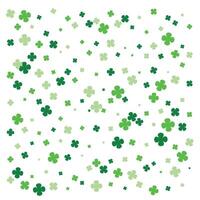 Green shamrock four leaf clover green background seamless pattern green clover, abstract green leaf background for your design, art illustration vector