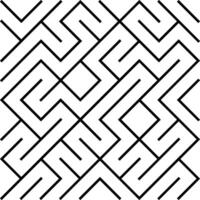 Labyrinth rectangle shape. Maze labyrinth game illustration vector