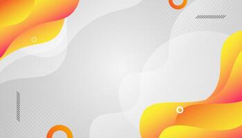 Abstract fluid background with colorful gradient vector