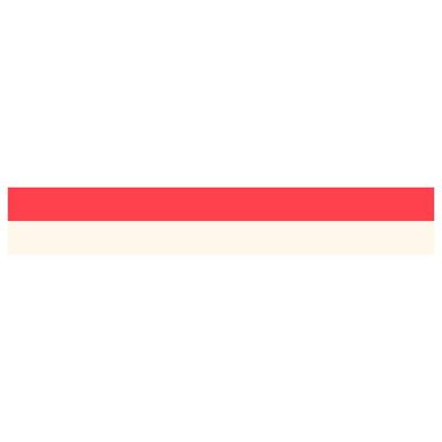 Indonesian Flag Shape decoration