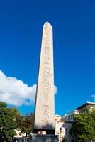 Egyptian Obelisk in the city of Istanbul photo