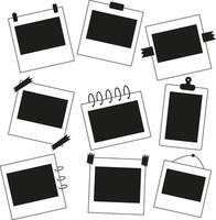 Template frame Photo vector