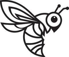 Buzzy bee compilation vector
