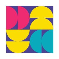 Neo Geometric Shapes Set vector