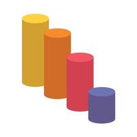 Isometric Statistic Set Collection vector