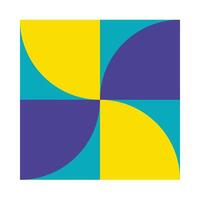 Neo Geometric Shapes Set vector