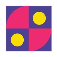 Neo Geometric Shapes Set vector