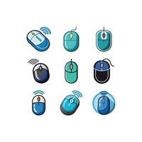 Computer Mouse icon symbol collection vector