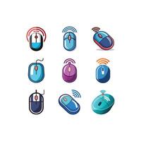 Computer Mouse icon symbol collection vector