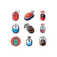 Computer Mouse icon symbol collection vector