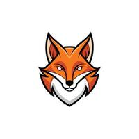 Fox head Mascot Icon Logo design vector