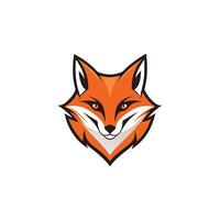 Fox head Mascot Icon Logo design vector