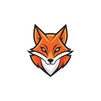 Fox head Mascot Icon Logo design vector