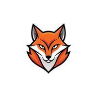 Fox head Mascot Icon Logo design vector