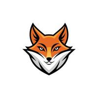Fox head Mascot Icon Logo design vector