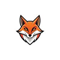 Fox head Mascot Icon Logo design vector