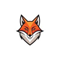 Fox head Mascot Icon Logo design vector