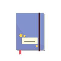 Designer Workplace Set Notebook vector