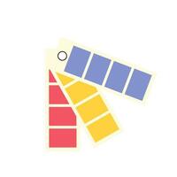 Designer Workplace Set Color palette vector