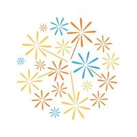 Firework Set Collection vector