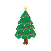 Christmas Tree Set vector