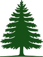 Pine Tree Silhouette vector