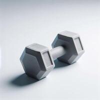 Isolated Sports and Fitness Equipment on White Background for Gym, Exercise, and Training Needs photo