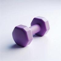 Isolated Sports and Fitness Equipment on White Background for Gym, Exercise, and Training Needs photo