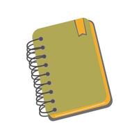 notebook, on a white background vector