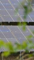 House roof with photovoltaic modules. photo