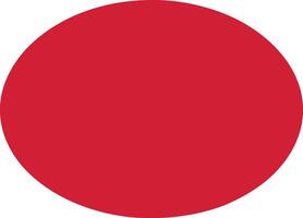 An oval shape vector