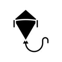 kite icon,toy, isolated white background editable. vector