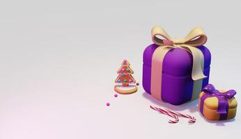 Merry christmas and new year 2022 presents concept photo