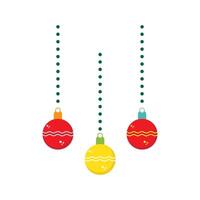 Christmas element icon vector