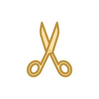 scissor icon design template elegant style vector